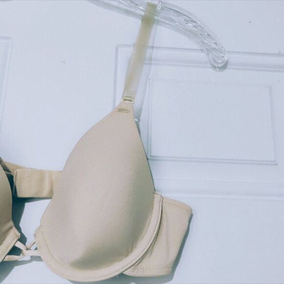 Wacoal T Shirt Bra Convertible Silicone Strap Regular Plunge Racer or Halter 34B - Picture 5 of 15